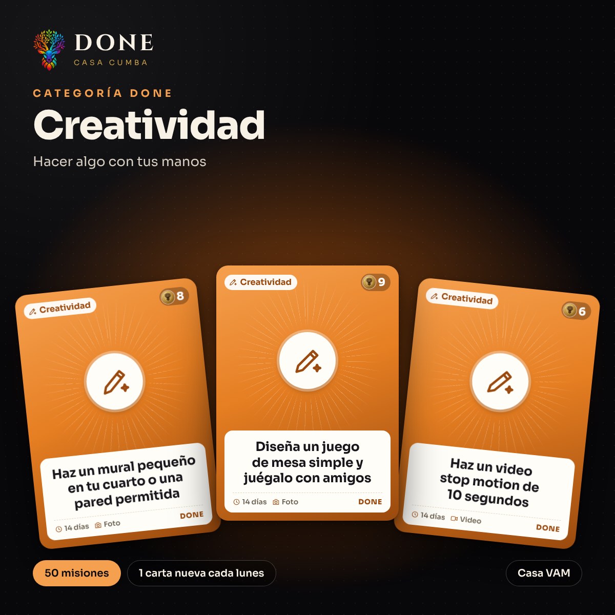 DONE · Creatividad