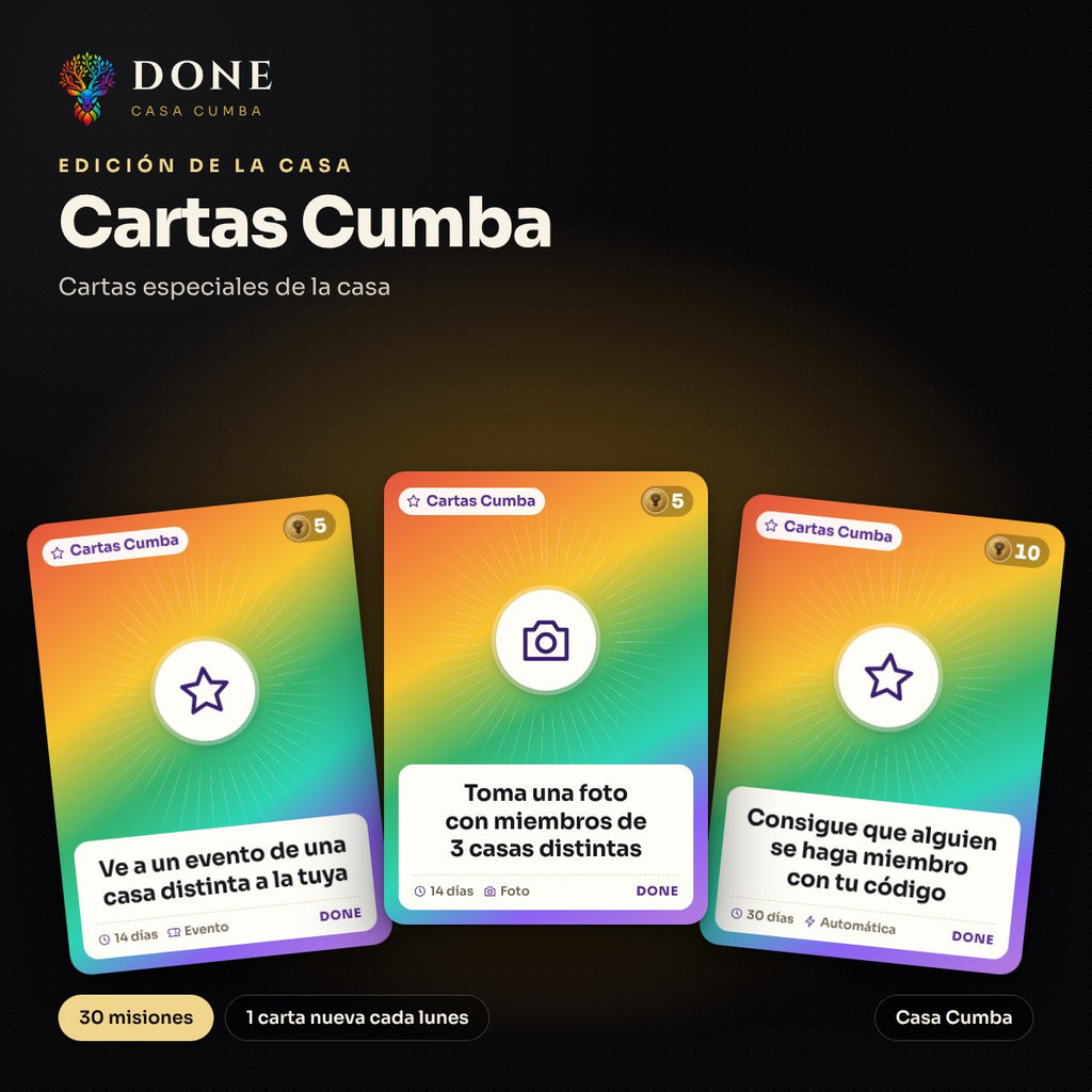 DONE · Cartas Cumba
