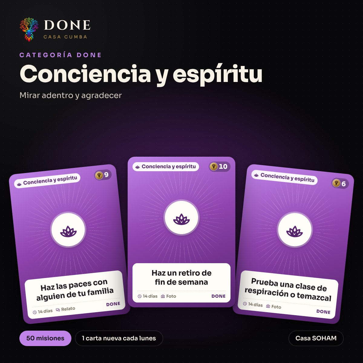 DONE · Conciencia y espíritu
