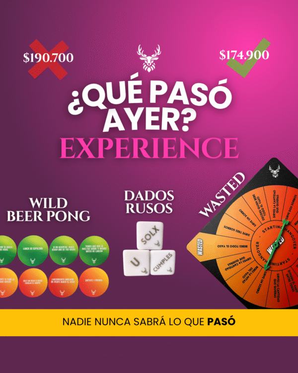 ¿Qué pasó ayer? Experience